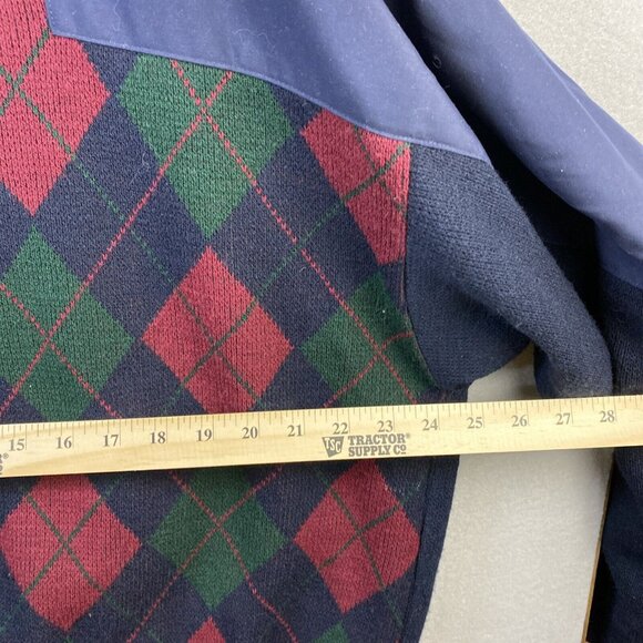 RainSwetter  Weather Boss Windbreaker Mens L Gore Wind Stopper Golf Made In USA - Picture 4 of 9